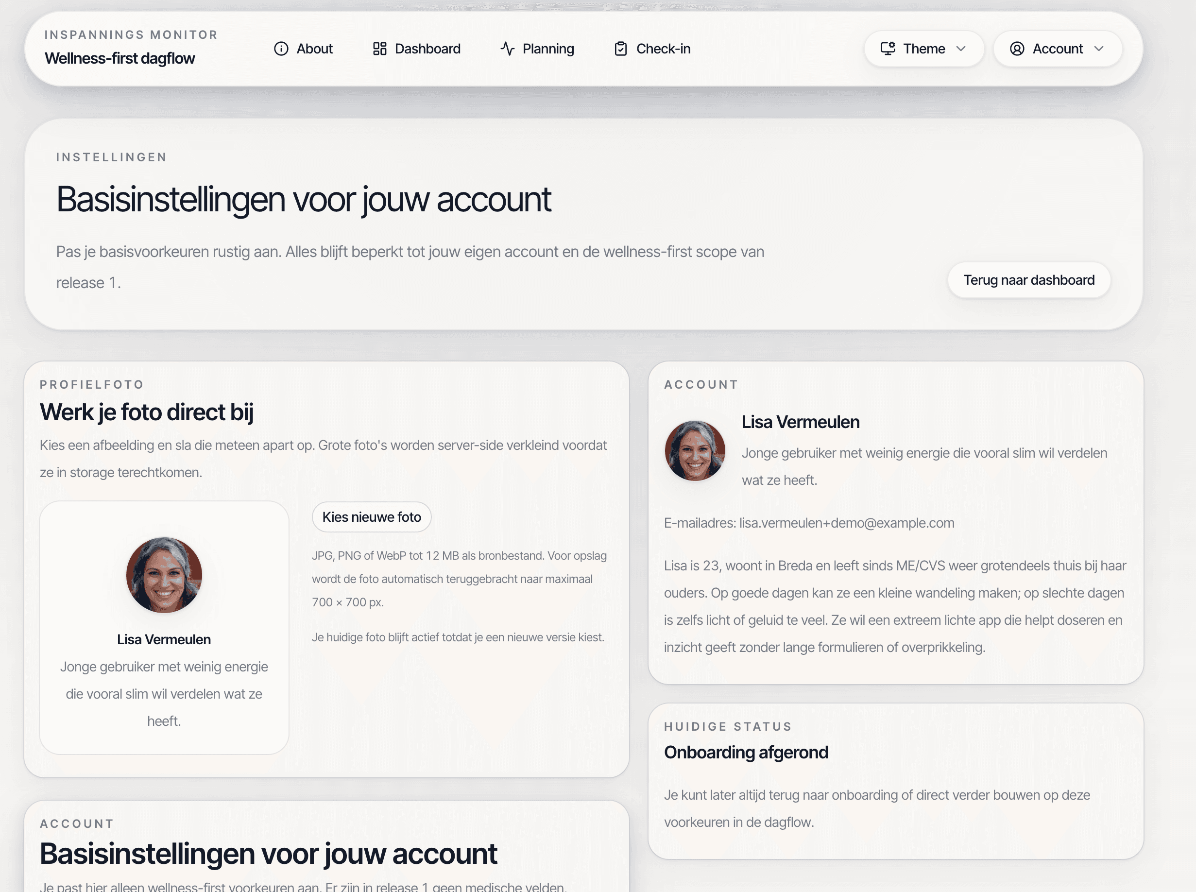 Inspannings Monitor